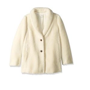 J. Crew Teddy Fleece Shawl Collar Coat XS